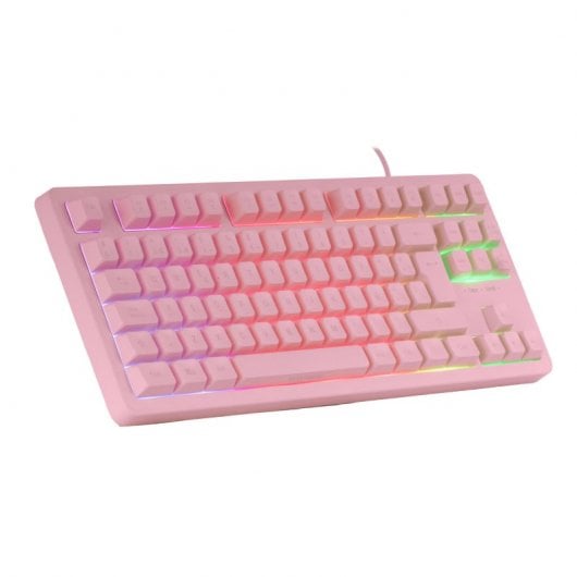 Tastiera da gioco Mars Gaming MK023 TKL H-Mech FRGB Rosa