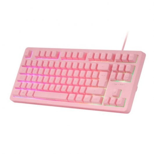 Tastiera da gioco Mars Gaming MK023 TKL H-Mech FRGB Rosa