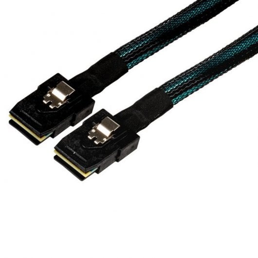UNYKAch Cables de Datos Mini SAS SFF-8087 36P a Mini SAS SFF-8087 36P 0.75m Pack 2 Unidades