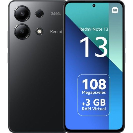 Xiaomi REDMI Note 13 4G 6GB 128GB 6.67" Preto