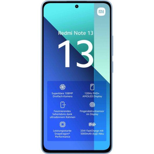 Xiaomi REDMI Note 13 4G 6GB 128GB 6.67" Azul