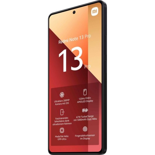 Xiaomi REDMI Note 13 Pro 4G 8GB 256GB 6.67" Noir