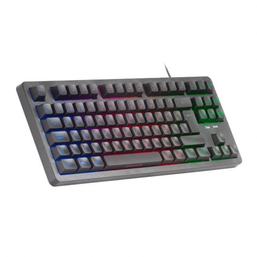 Mars Gaming MK023 TKL H-Mech Tastiera da gioco FRGB Nera (FR)