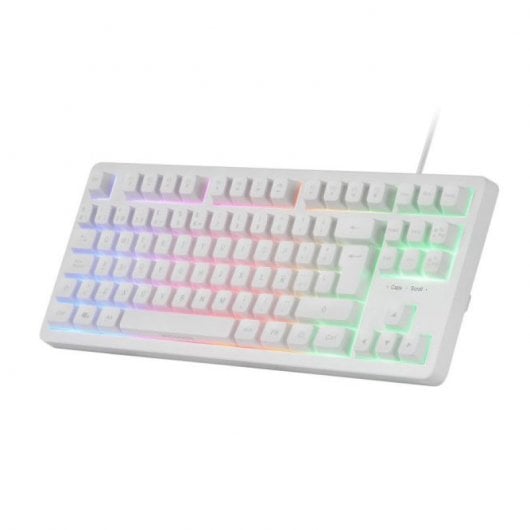 Mars Gaming MK023 TKL H-Mech Tastiera da gioco FRGB Bianca (FR)