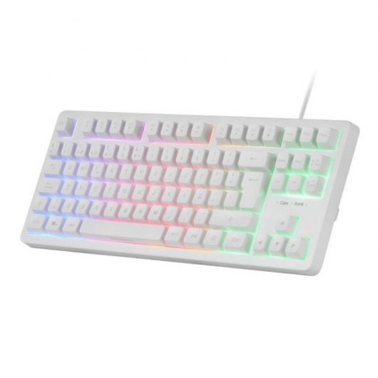 Mars Gaming MK023 TKL H-Mech Teclado Gaming FRGB Blanco (PT)