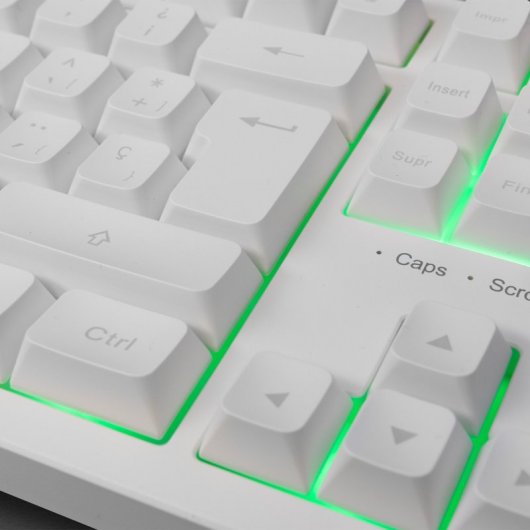 Mars Gaming MK023 TKL H-Mech Teclado Gaming FRGB Blanco (PT)