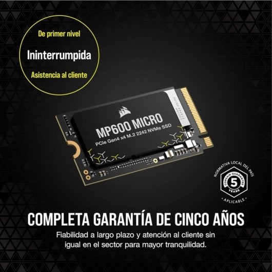 Corsair MP600 Micro 1 TB SSD M.2 NVMe 2242 PCIe 4.0 (Gen4) x4