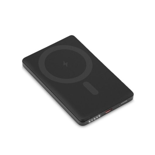 Ksix Magnetische Powerbank 5000 mAh kompatibel mit MagSafe / Power Delivery / 20 W / USB-A-zu-USB-C-Kabel