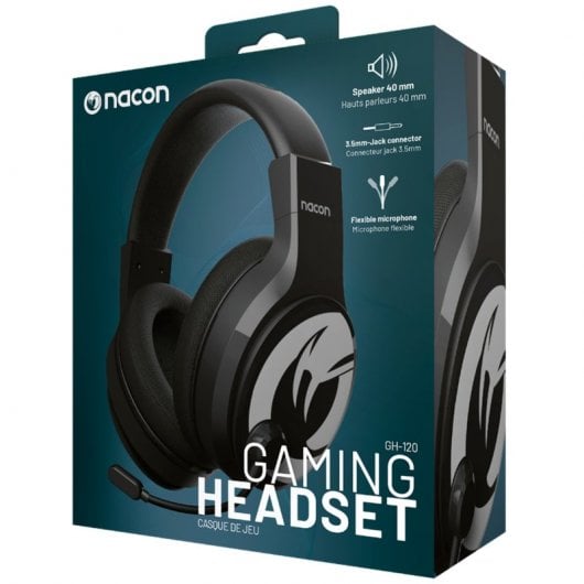 Nacon GH-120 Auriculares Gaming Negros Multiplataforma