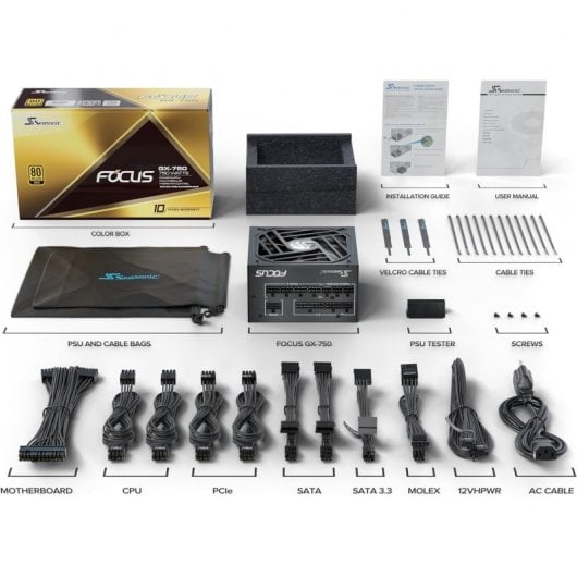 Seasonic Focus GX 750 ATX.30 750W 80 Plus Gold Modular