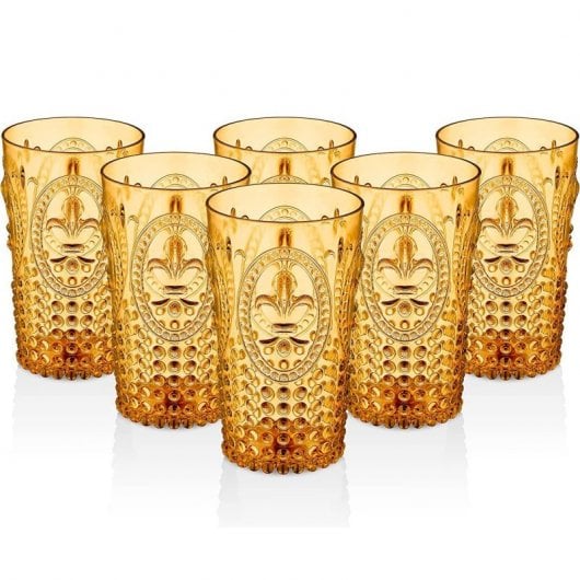 Fornasetti Lot De Deux Verres Occhio e Bocca | Tons Neutres | MA