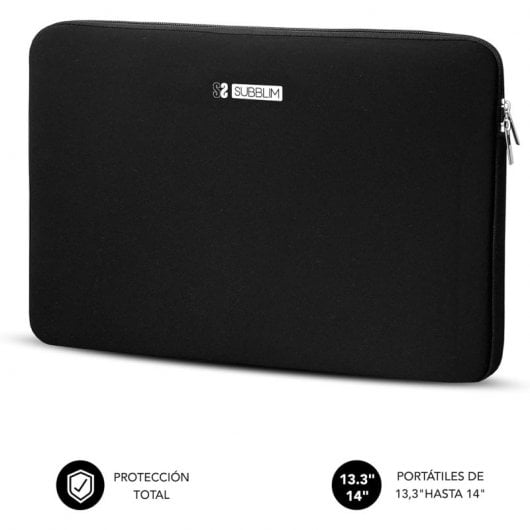 Custodia per laptop Subblim Business in neoprene per laptop fino a 14" Nera