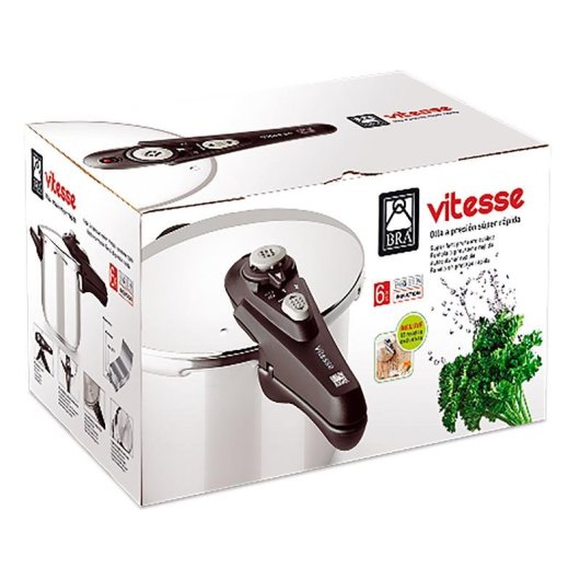 Pentola a Pressione Bra Vitesse 4L Acciaio Inox Induzione