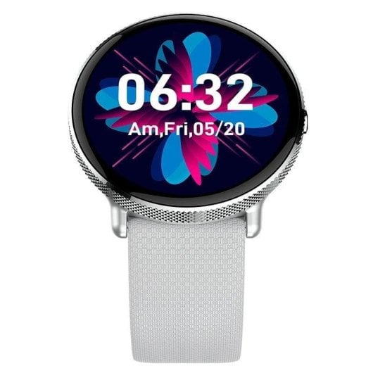 Cool Forever Bluetooth 44mm AMOLED Grigio Resistenza Acqua IP67 SpO2 Cardiofrequenzimetro