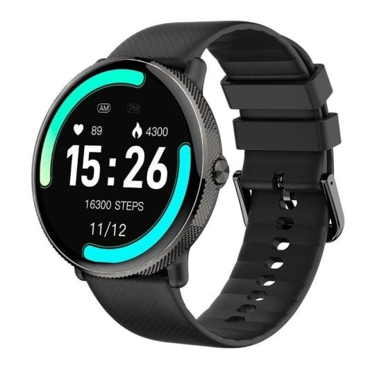 Cool Forever Bluetooth 44mm AMOLED Noir Étanche IP67 SpO2 Pulsomètre Tensiomètre