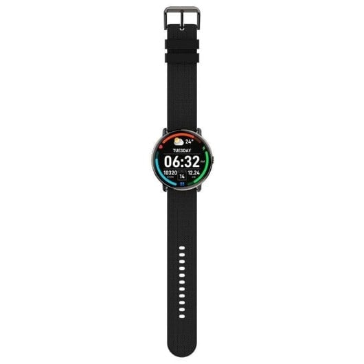 Cool Forever Bluetooth 44mm AMOLED Noir Étanche IP67 SpO2 Pulsomètre Tensiomètre