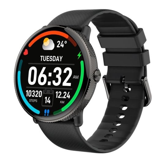 Cool Forever Smartwatch Pantalla Amoled Silicona Negro