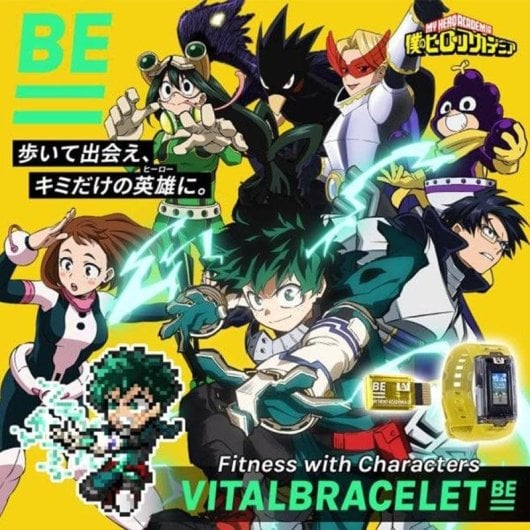 Pulsera inteligente Bandai Vital Bracelet My Hero Academia NFC entrenamiento y batalla