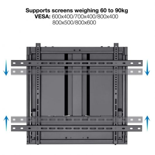 TooQ Píxel 2,29 m (90") Nero