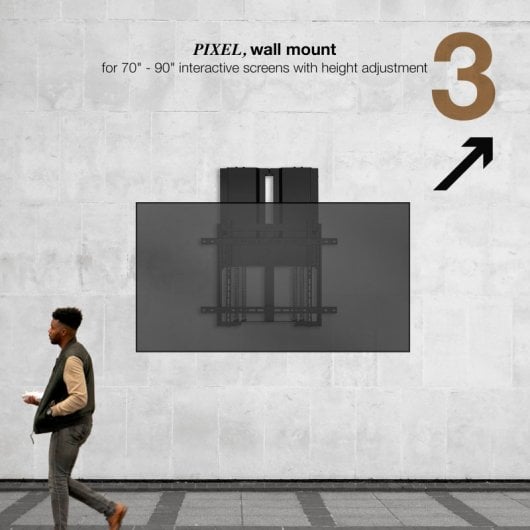 TooQ Píxel 2,29 m (90") Nero