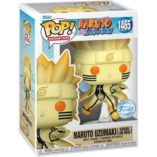 Figurine Funko Pop Naruto Uzumaki Kurama Link Mode