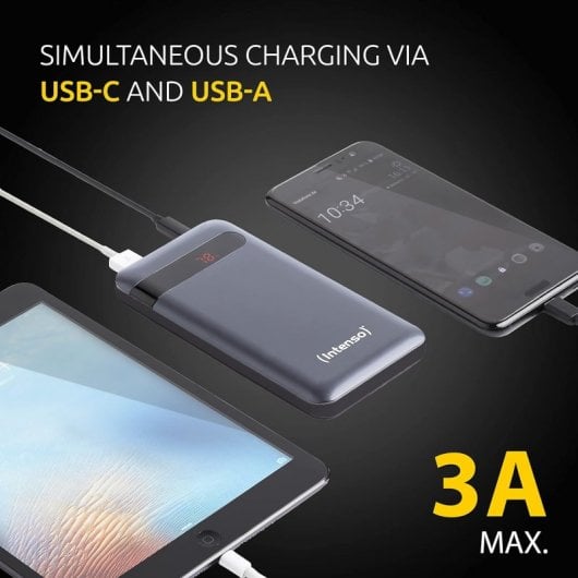 Intenso Powerbank PD QC 3.0 10000mAh Preto