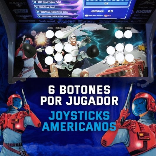 UnicView Bartop Maquina Recreativa de 19" 4:3 con 9800 Juegos Pandora Box DX 2 Plus Modelo Xain