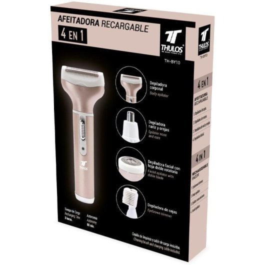 Depiladora Elétrica Thulos TH-BY10 sem Fios 4 Cabeças 60min
