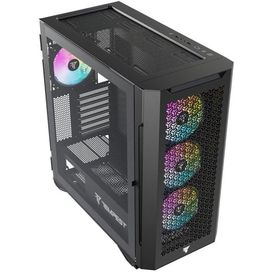 Tempest Bastion ARGB ATX Mesh vetro temperato USB 3.0 Nero