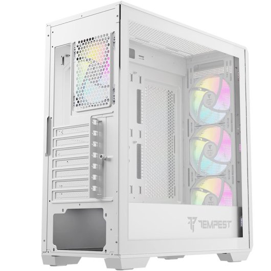 Tempest Fort ARGB ATX Cristal Templado USB 3.0 Blanca Reacondicionado