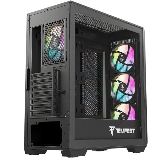 Tempest Fort ARGB ATX Vetro temperato USB 3.0 Nero