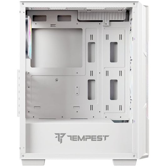 Tempest Garrison ARGB ATX Vetro temperato USB 3.0 Bianco