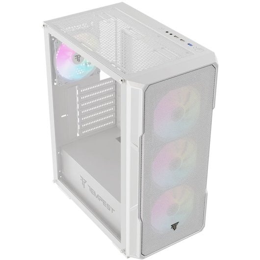 Tempest Garrison ARGB ATX Vetro temperato USB 3.0 Bianco