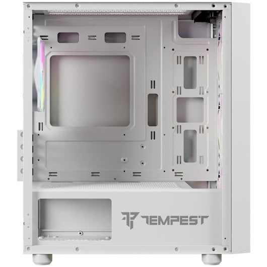 Tempest Rampart ARGB M-ATX Vetro temperato USB 3.0 Bianco