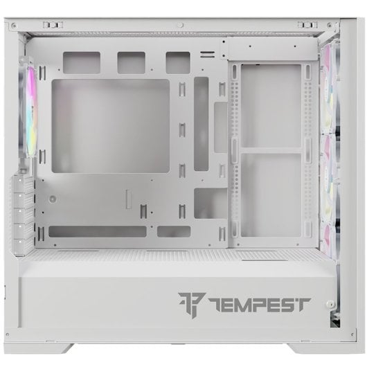 Tempest Stronghold ARGB M-ATX Cristal Templado USB 3.0 Blanca