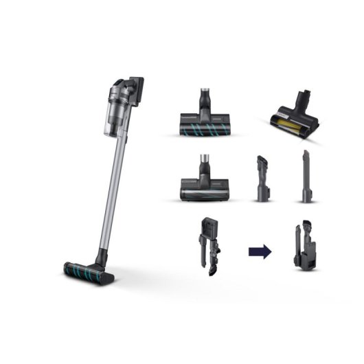 Aspirateur sans Fil Samsung Jet 75B VS20B75ACR5 550W 60 min Filtre 99,999% 0,8L