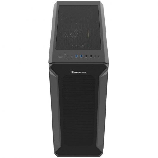 Genesis Irid 505F Midi Tower in vetro temperato USB 3.0 Nero