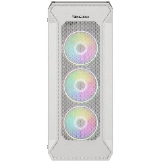 Genesis Irid 505 V2 ARGB Midi Tower Vetro temperato USB 3.0 Bianco