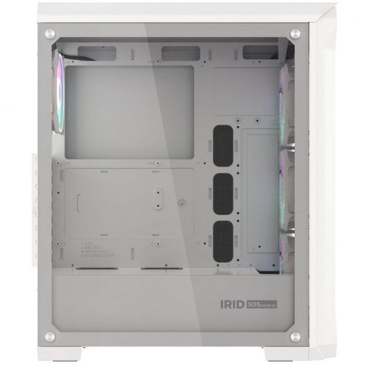 Genesis Irid 505 V2 ARGB Midi Tower Vetro temperato USB 3.0 Bianco