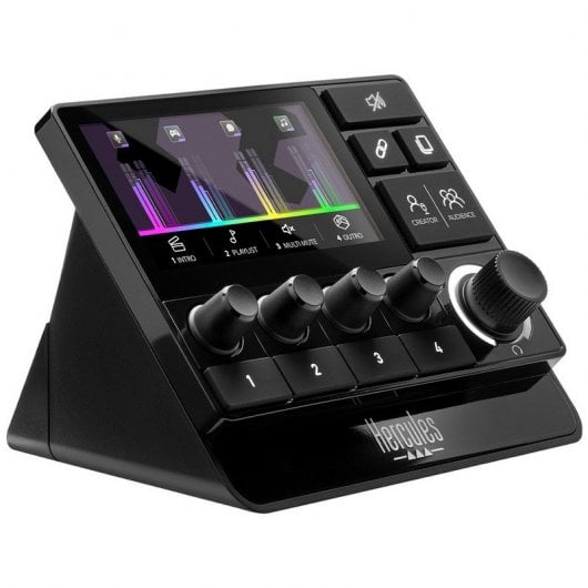 Contrôleur audio Hercules Stream 200 XLR avec carte son intégrée