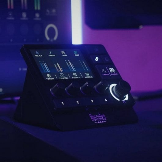 Contrôleur audio Hercules Stream 200 XLR avec carte son intégrée