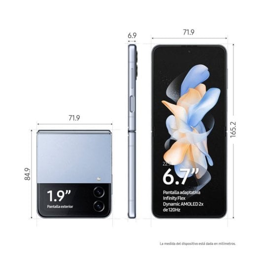 Samsung Galaxy Z Flip4 8/256GB Azul Libre