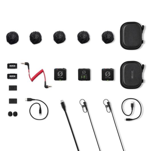 Microfone Rode Wireless PRO compacto 2 canais omnidirecional