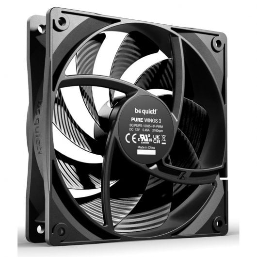 be quiet! Pure Wings 3 120mm PWM high-speed Case per computer Ventilatore 12 cm Nero 1 pz