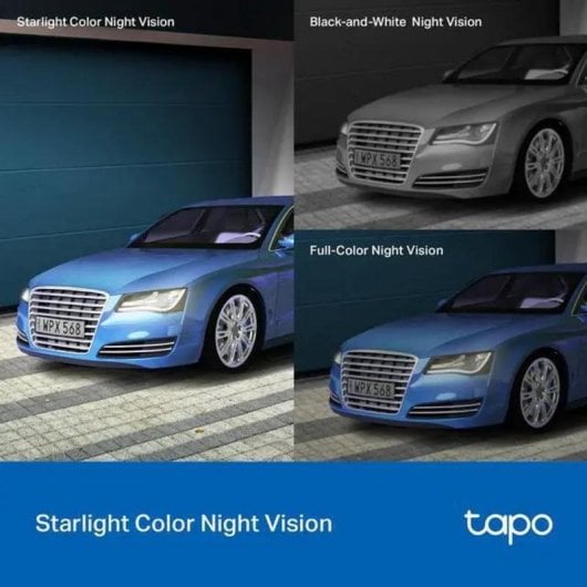Câmera de vigilância TP-Link Tapo C520WS 2K Visão Noturna Interna e Externa IA Alarme Áudio Bidirecional