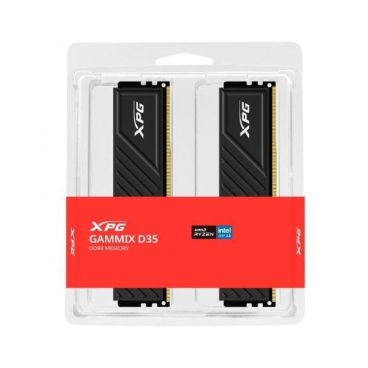 Mémoire RAM Adata XPG GAMMIX D35 16Go 2x8Go DDR4 3600MHz CL18 Noir Intel XMP 2.0