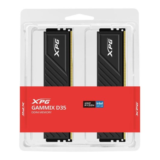 Mémoire RAM Adata XPG GAMMIX D35 16Go 2x8Go DDR4 3600MHz CL18 Noir Intel XMP 2.0