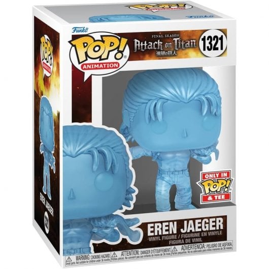 Funko Pop & Tee Attack on Titan Eren Exclusive + T-shirt Taille XL