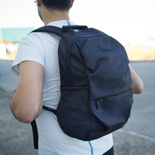 Skechers S1183 Mochila para Portátil Hasta 14" Negra