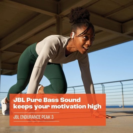 JBL Endurance Peak 3 Auriculares Desportivos Bluetooth Pretos